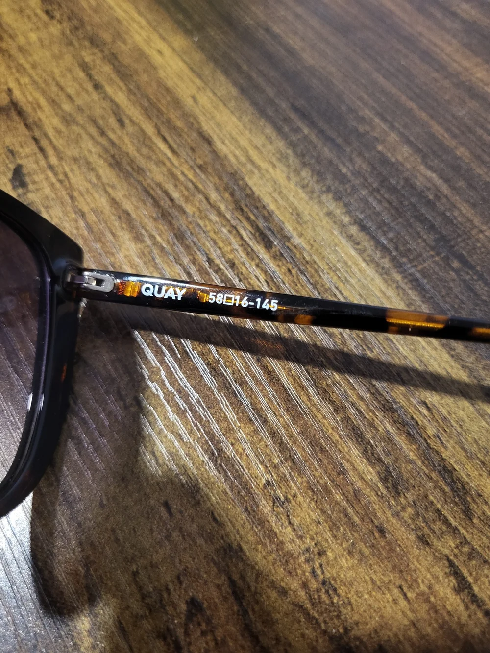 Quay Australia Women's Black Cat-Eye Sunglasses